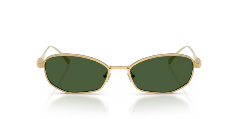 Swarovski SK7042 400471 Gold & Dark Green Pillow Sunglasses