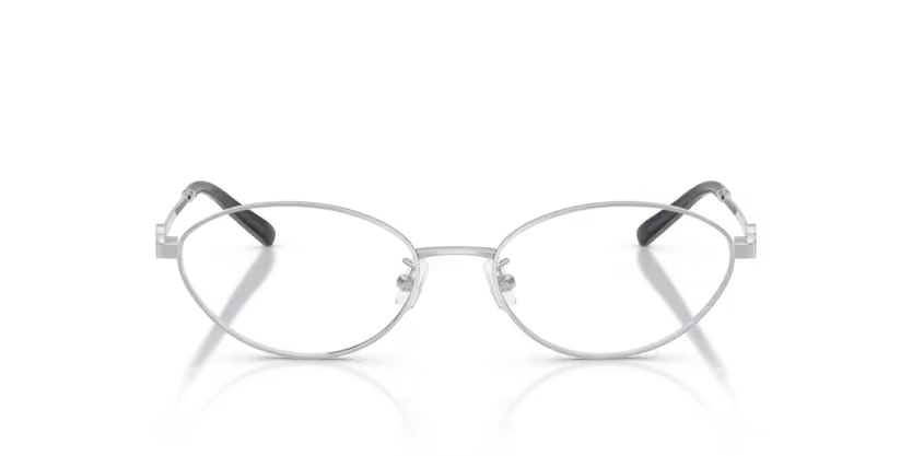 Tory Burch Miller 0TY1095 3274 Polished Silver Luxury Oval Optical Frame