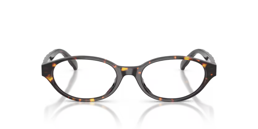 Tory Burch Kira 0TY2171U 1981 Polished Brown Tortoise Luxury Oval Optical Frame