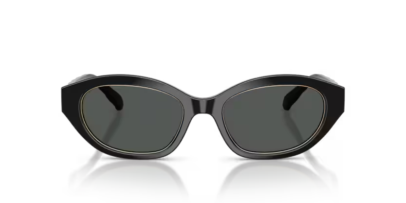 Tory Burch Kira 0TY7232U 170987 Polished Black Luxury Irregular Sunglasses