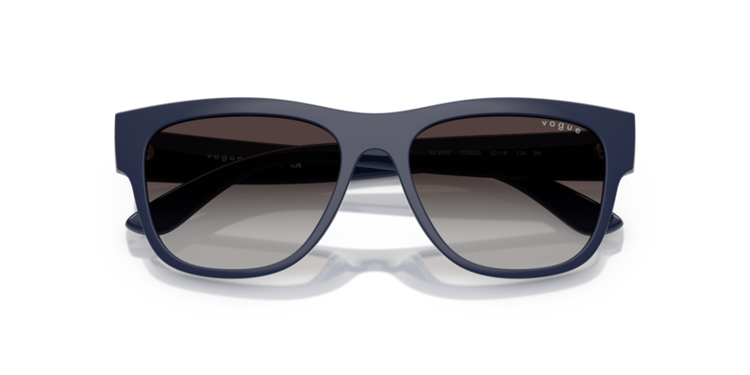 Vogue Eyewear Junior 0VJ2030 22888G Full Dark Blue Nylon Pillow Kids Sunglasses – Grey Gradient Lenses