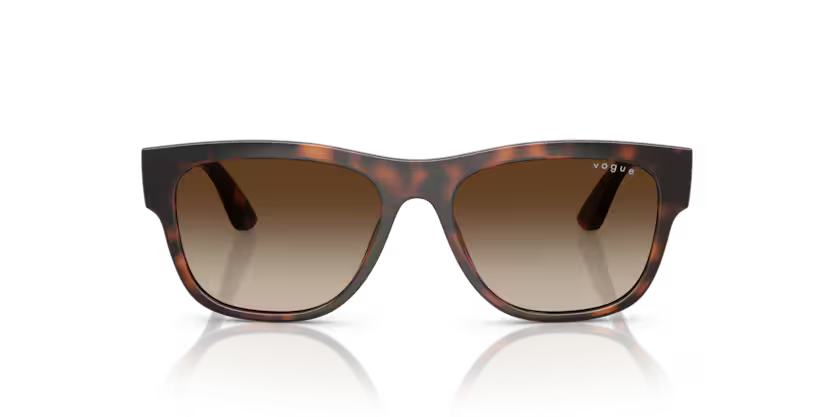 Vogue Eyewear 0VJ2030 271813 Total Dark Havana Kids Pillow Sunglasses – Gradient Brown Lenses