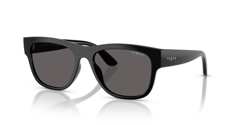 Vogue Eyewear Junior 0VJ2030 W44/87 Black Nylon Pillow Kids Sunglasses – Black Smoke Lenses