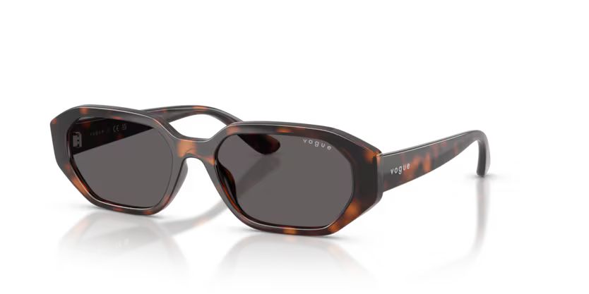 Vogue Junior 0VJ2034 271887 Total Dark Havana Irregular Sunglasses