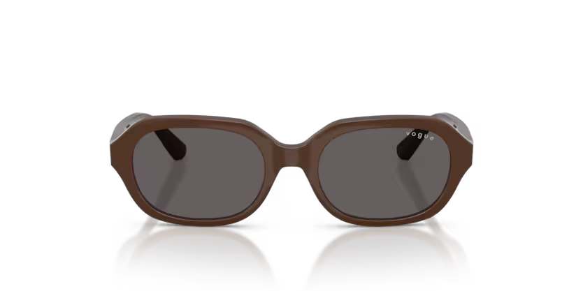 Vogue Eyewear 0VJ2035 327587 Full Brown Kids Irregular Sunglasses – Black Smoke Lenses