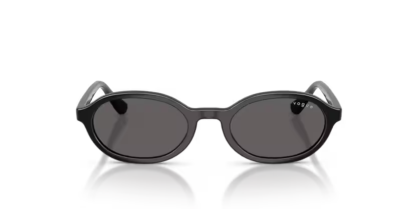 Vogue Eyewear 0VJ2036 Color W44/87 Black Oval Black Smoke Sun Lenses Junior Sunglasses