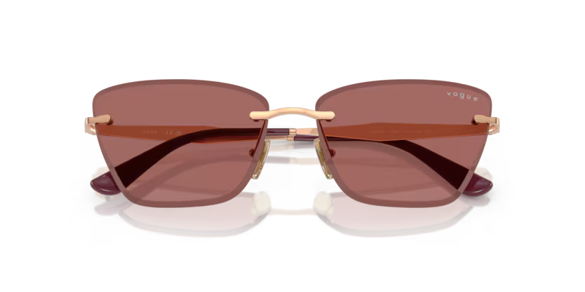 Vogue VO4332S 515269 Rose Gold Cat Eye Sunglasses