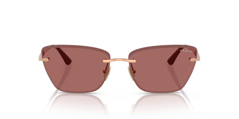Vogue VO4332S 515269 Rose Gold Cat Eye Sunglasses