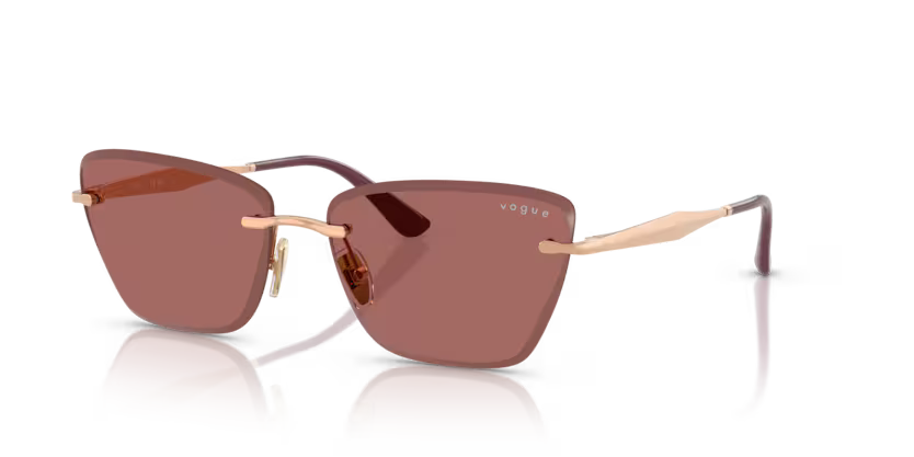 Vogue VO4332S 515269 Rose Gold Cat Eye Sunglasses