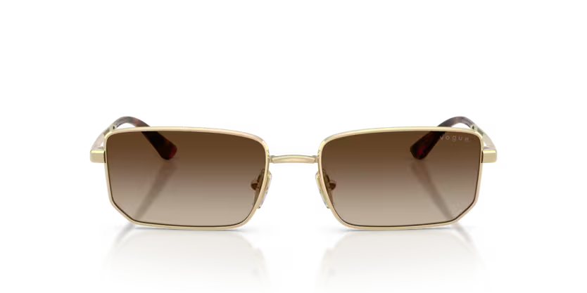 Vogue Eyewear 0VO4352S 848/13 Pale Gold Irregular Sunglasses