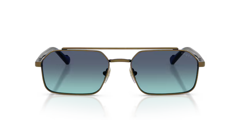 Vogue VO4356S 51374S Antique Gold Irregular Sunglasses