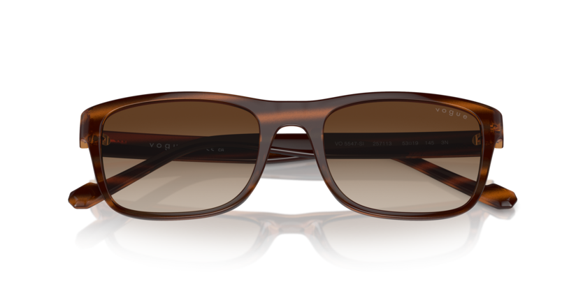 VOGUE 0VO5547SI -257113 – Striped Brown Havana