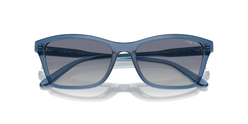 VOGUE 0VO5551-S-30854L – Transparent Blue Pillow Sunglasses