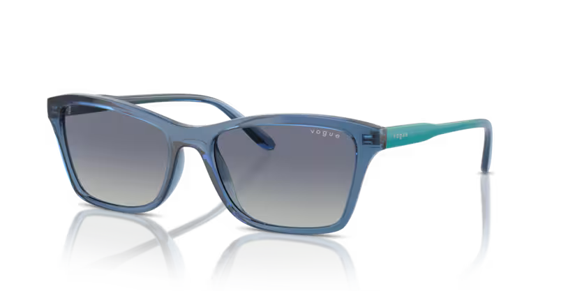 VOGUE 0VO5551S30854L – Transparent Blue Pillow Sunglasses