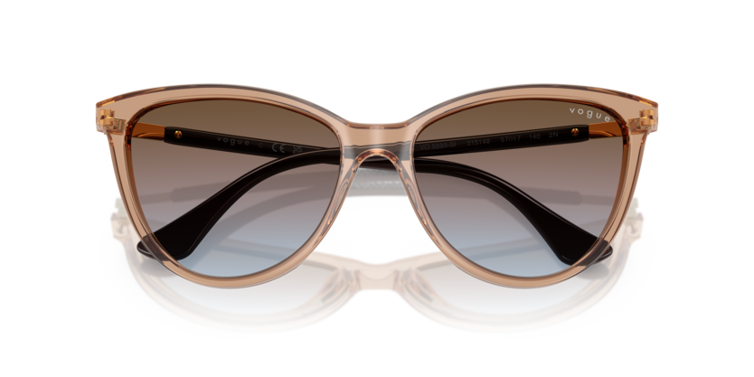 VOGUE 0VO5593-SI-315148 – Transparent Brown Cat Eye Sunglasses