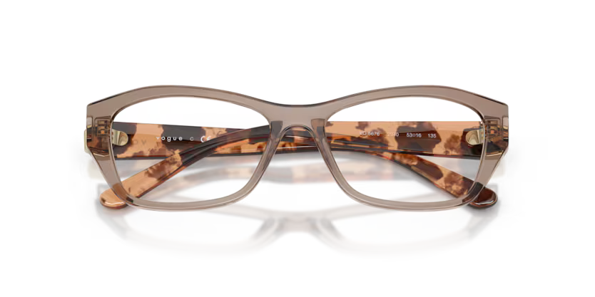 Vogue 0VO5676 2940 – Transparent Brown (Size 51)