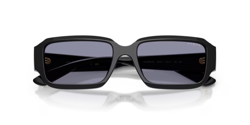 Vogue Eyewear 0VO5693SU W44/1 Polished Black Rectangle Sunglasses