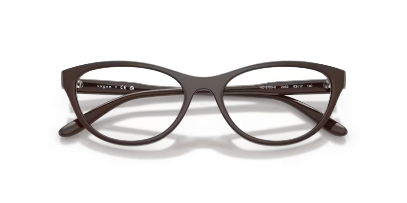 Vogue 0VO5703U 2252 Full Brown Eyeglasses