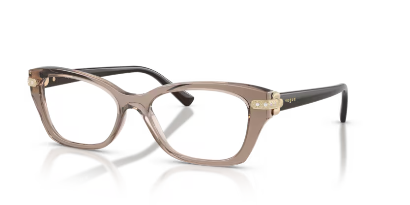 Vogue 0VO5704B 2940 Transparent Brown Eyeglasses