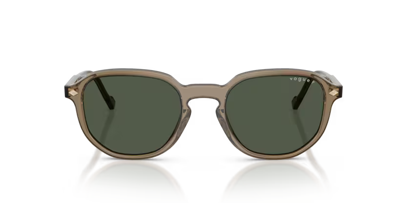 Vogue Eyewear 0VO5707S 32939A Transparent Brown Heart Irregular Sunglasses