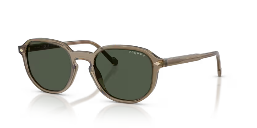 Vogue Eyewear 0VO5707S 32939A Transparent Brown Heart Irregular Sunglasses