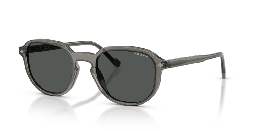Vogue VO5707S 329487 Transparent Dark Grey Luxury Sunglasses