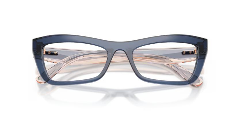 Vogue VO5710 3302 Transparent Blue Cat Eye Optical Frame