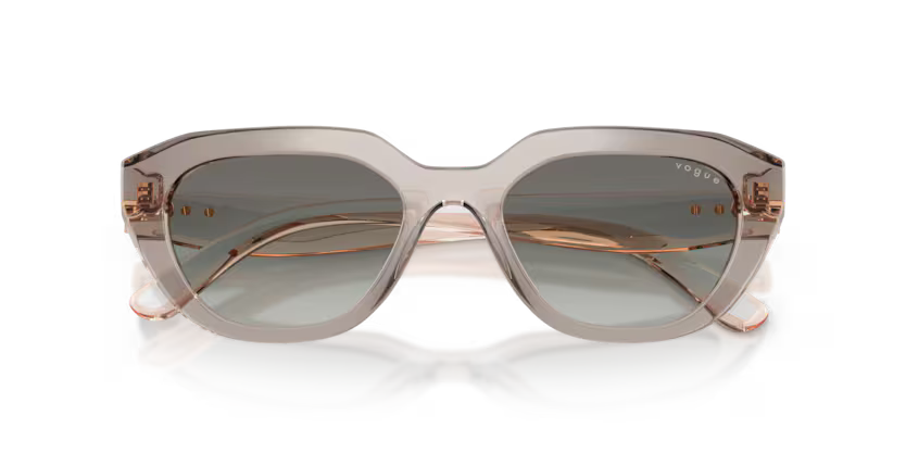 Vogue 0VO5711S 330111 Milky Warm Grey Luxury Irregular Sunglasses