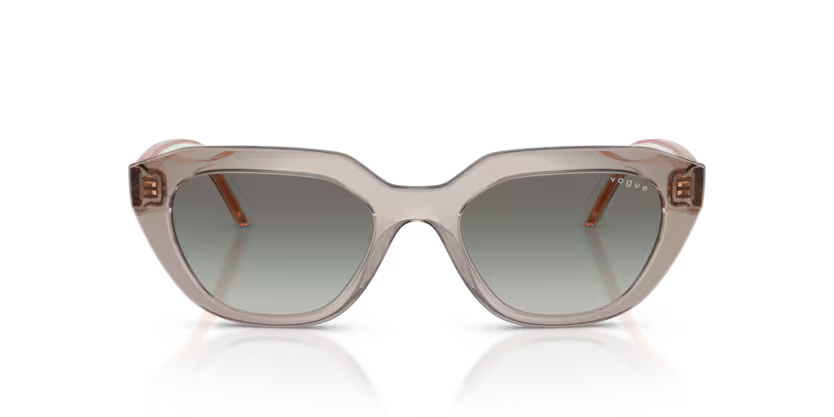 Vogue 0VO5711S 330111 Milky Warm Grey Luxury Irregular Sunglasses