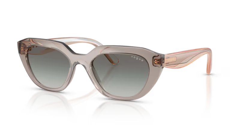 Vogue 0VO5711S 330111 Milky Warm Grey Luxury Irregular Sunglasses
