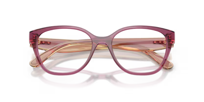 Vogue 0VO5712 3227 Transparent Purple and Honey Luxury Phantos Optical Frame