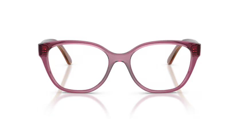 Vogue 0VO5712 3227 Transparent Purple and Honey Luxury Phantos Optical Frame