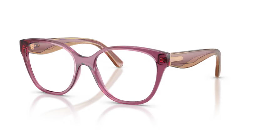 Vogue 0VO5712 3227 Transparent Purple and Honey Luxury Phantos Optical Frame