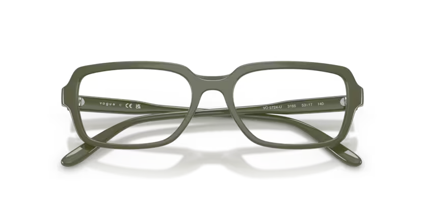 Vogue Eyewear 0VO5724U Color 3185 Full Military Green Pillow Optical Frame
