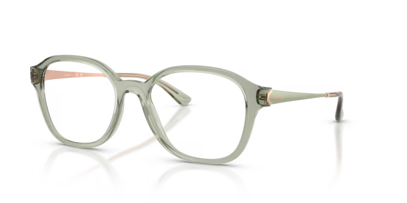 Vogue Eyewear 0VO5743 Color 3022 Transparent Green Phantos Optical Frame