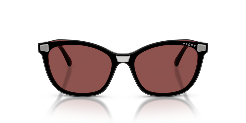 Vogue Eyewear 0VO5746S Color 20711W Black Butterfly Clear Lenses Sunglasses Frame