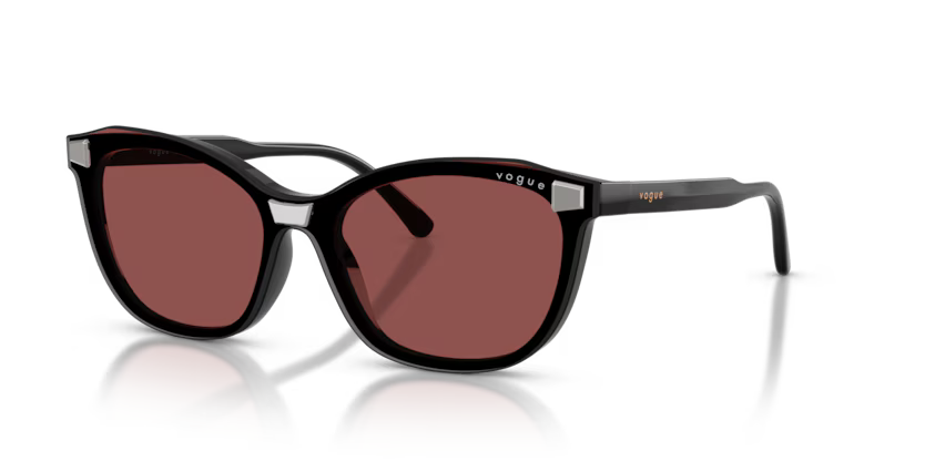 Vogue Eyewear 0VO5746S Color 20711W Black Butterfly Clear Lenses Sunglasses Frame