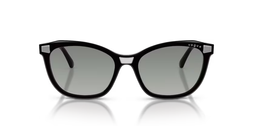 Vogue Eyewear 0VO5746S Color 3321W Full Dark Purple Butterfly Clear Lenses Sunglasses Frame