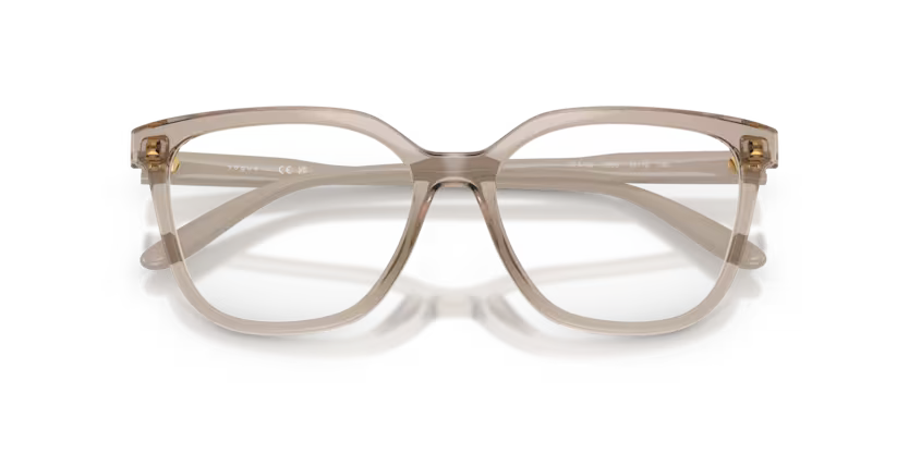 Vogue Eyewear 0VO5750 Color 2990 Transparent Caramel Square Optical Frame