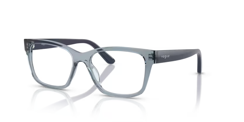 Vogue Eyewear 0VY2034 2966 Transparent Blue Nylon Pillow Optical Eyeglasses Frame – Youth Collection