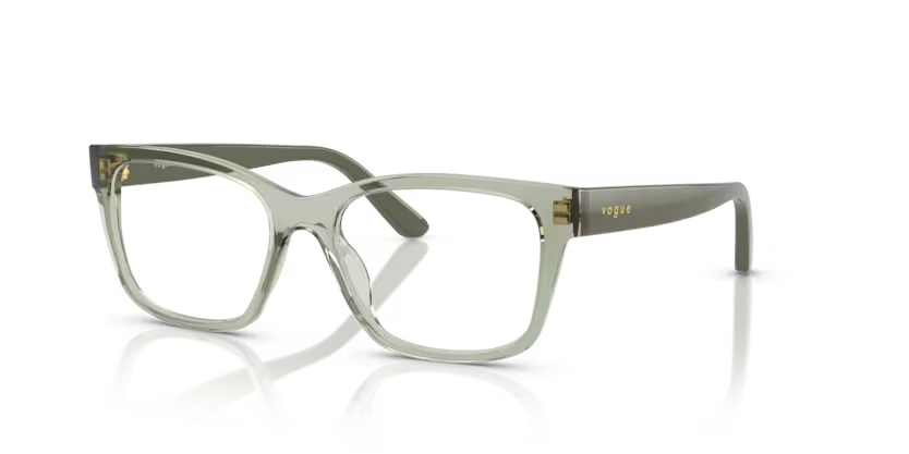 Vogue Eyewear Junior 0VY2034 3022 Transparent Green Nylon Pillow Kids Optical Eyeglasses Frame