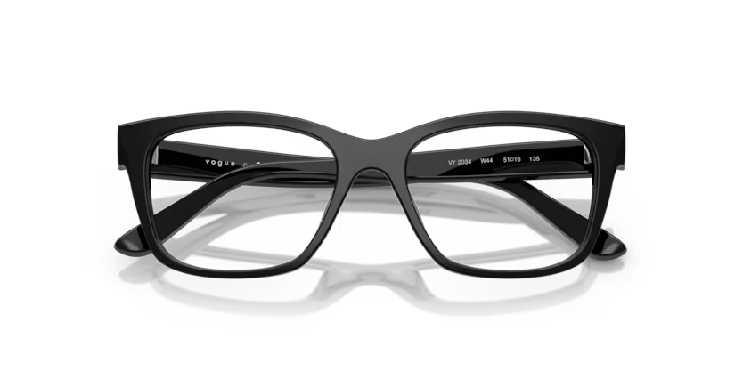 Vogue Eyewear Junior 0VY2034 W44 Black Nylon Pillow Kids Optical Eyeglasses Frame
