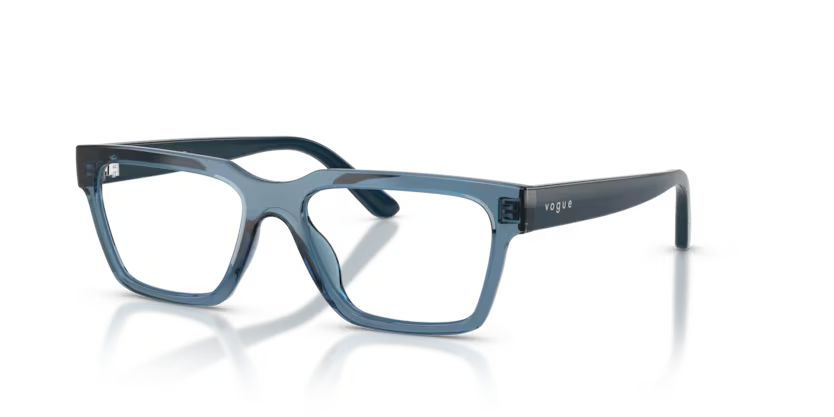Vogue Eyewear 0VY2040 2764 Transparent Blue Nylon Rectangular Kids Optical Eyeglasses Frame