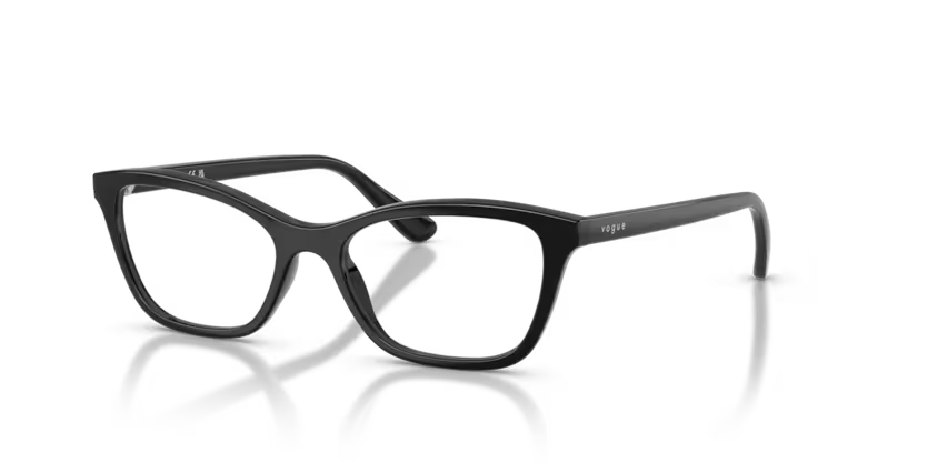 Vogue Eyewear 0VY2051 Color W44 Polished Black Nylon Frame with Clear Demo Lenses