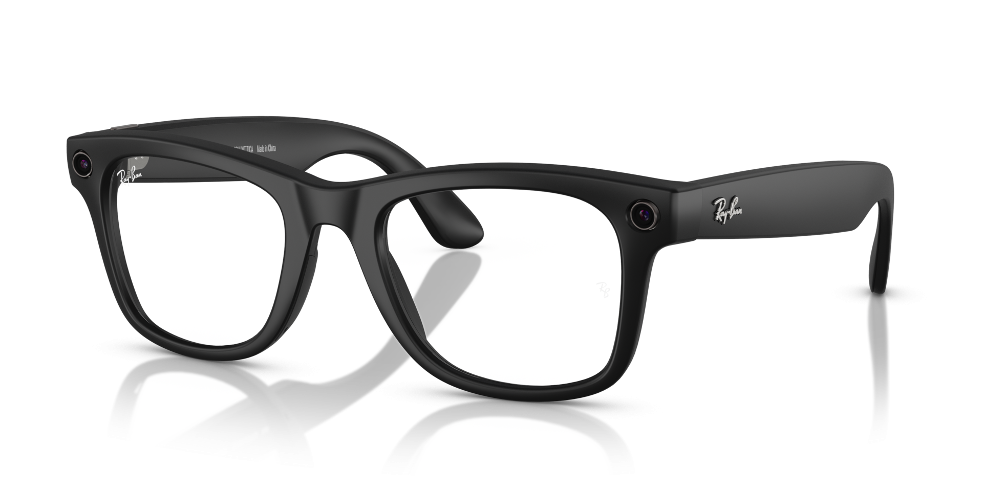 Ray-Ban Meta Wayfarer – Matte Black (Clear/Graphite Green Transitions Lens)