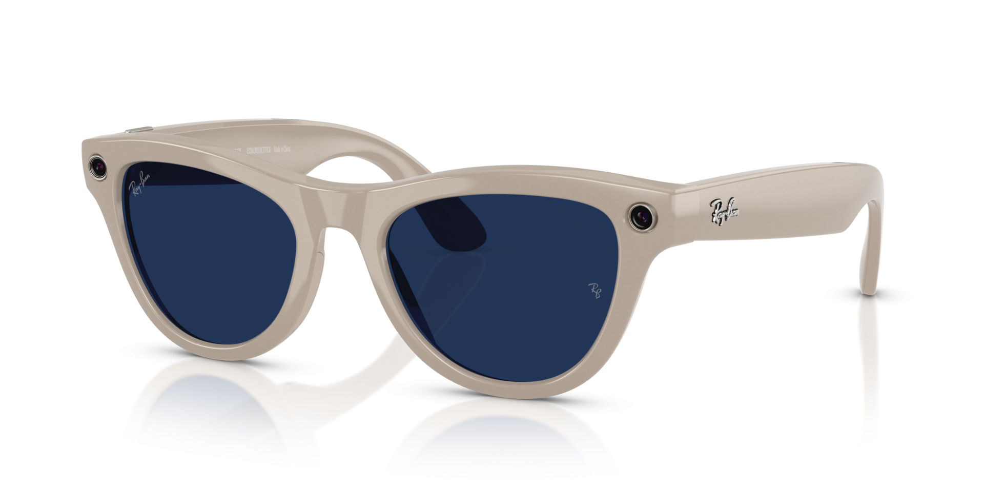 Ray-Ban Meta Skyler 52-M – Chalky Grey (Clear/Sapphire Transitions Lens)