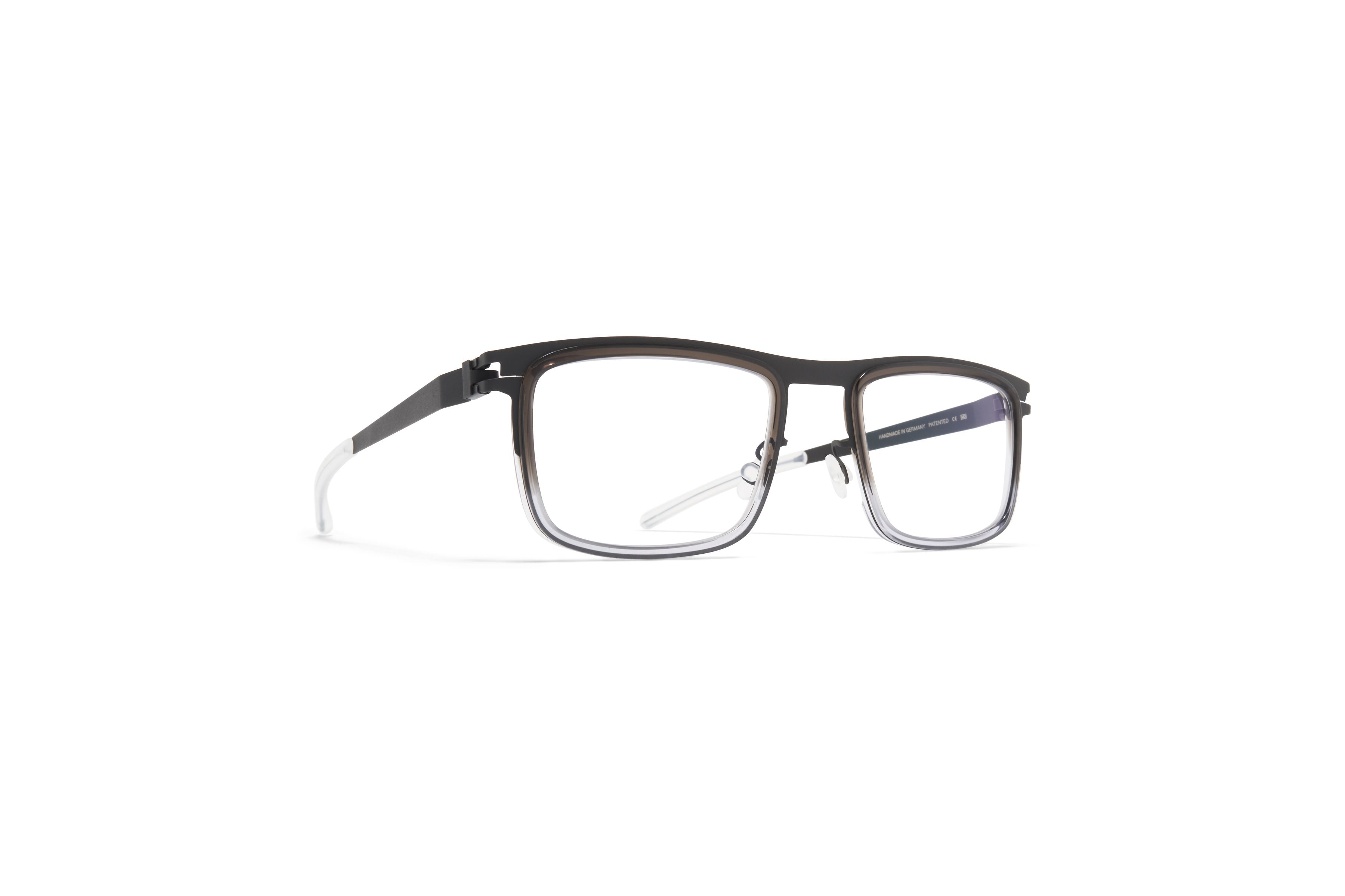 Mykita Reeves 377 Storm Grey Grey Gradient Acetate Renew Stainless Steel Square Optical Eyeglasses Frame