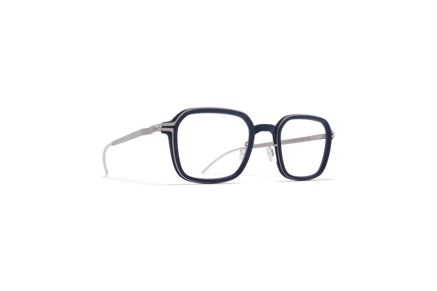 MYKITA MYLON ROWAN 612 Indigo and Matte Silver Square Optical Frame