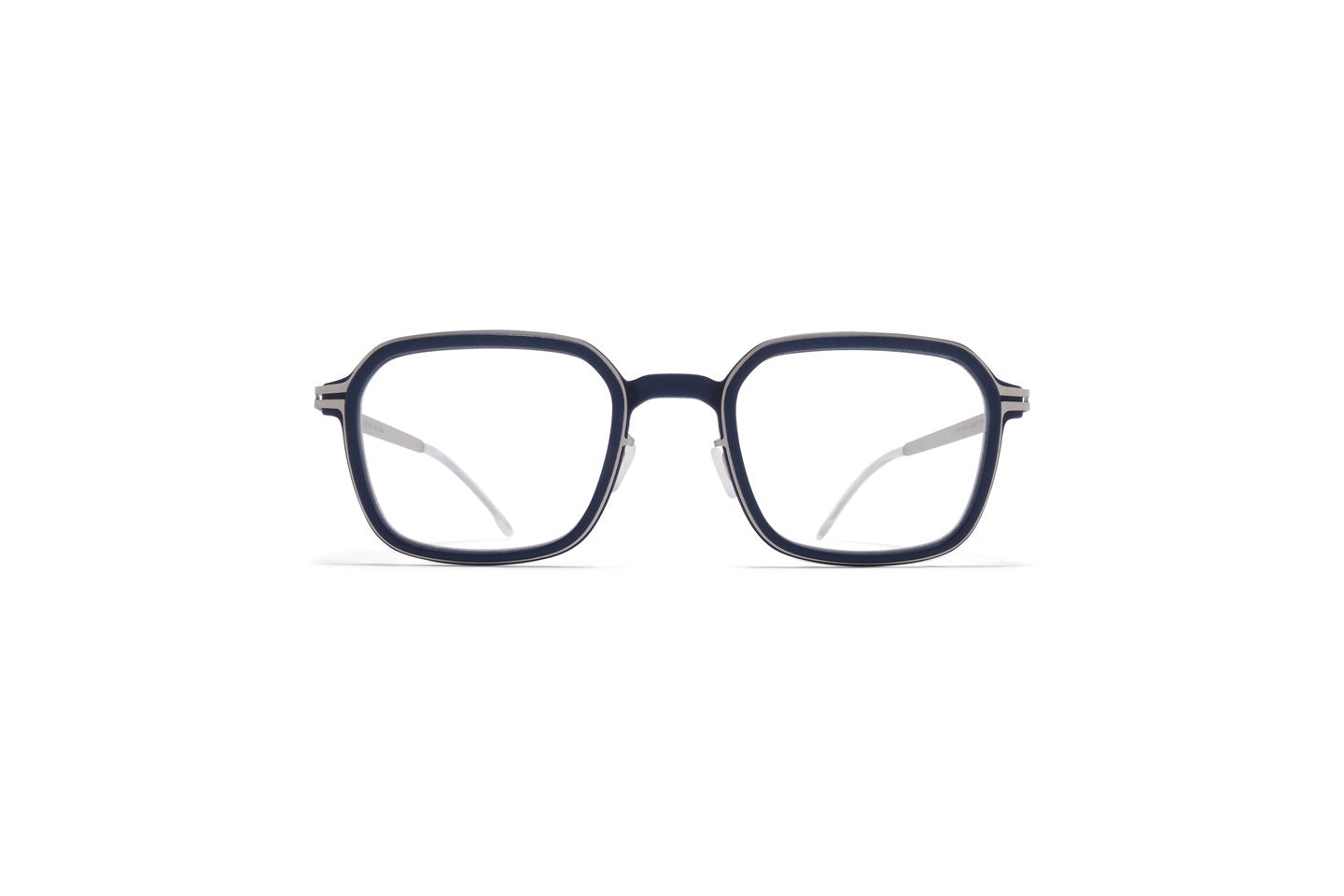 MYKITA MYLON ROWAN 612 Indigo and Matte Silver Square Optical Frame