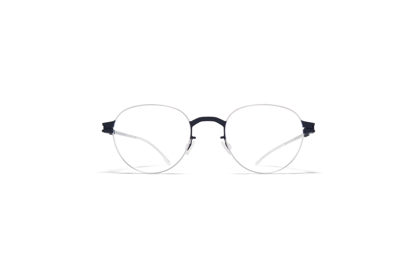 MYKITA SELBY 271 Silver and Indigo Square Optical Frame